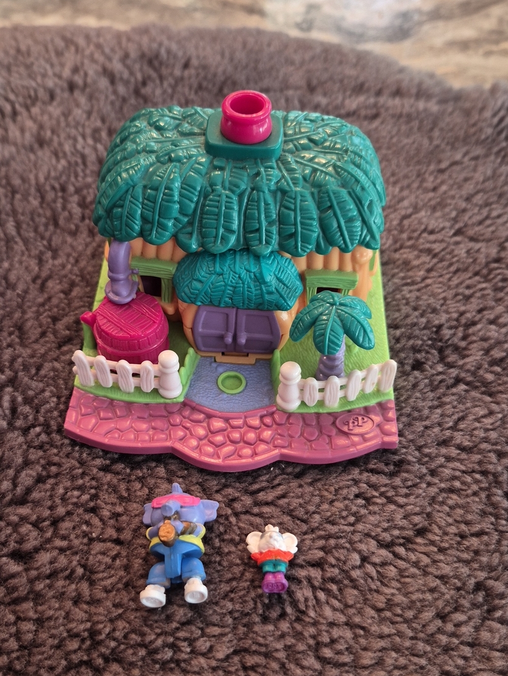 Blue Bird Teal & Pink Tropical Cottage Playset